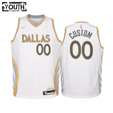 NBA Dallas Mavericks Trikot Benutzerdefinierte 2020-21 City Edition Swingman - Kinder
